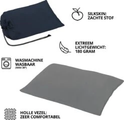 Dutch Mountains Slaapzak Goeree XL - Kussen 25x15cm - 220x90cm Katoenen Slaapzak - Tochtstrip -Beste Kampeer Winkel 1200x1163 2