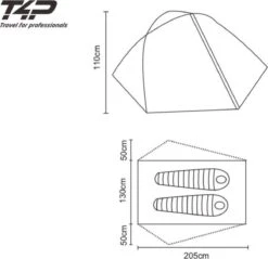 Expedition Tent T2 - Donker Groen - 2 Persoons -Beste Kampeer Winkel 1200x1163 5