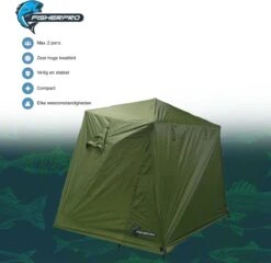 FisherPro Karpertent Met Stormcover – Vistent – Tent - Bescherming Tegen Zon En Wind – 100% Waterdichte Stormhoes – Met Handige Meeneemtas – Ook Geschikt Als Strandtent Of Festivaltent – Extra Veiligheid En Warmte Door Stormcover 33 FisherPro Karpertent Met Stormcover – Vistent – Tent - Bescherming Tegen Zon En Wind – 100% Waterdichte Stormhoes – Met Handige Meeneemtas – Ook Geschikt Als Strandtent Of Festivaltent – Extra Veiligheid En Warmte Door Stormcover -Beste Kampeer Winkel 1200x1164 6