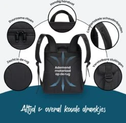 Sunflake Koelrugzak - Lunchtas - Koeltas Backpack Voor Dames & Heren - Zwart 18 Sunflake Koelrugzak - Lunchtas - Koeltas Backpack Voor Dames & Heren - Zwart -Beste Kampeer Winkel 1200x1171 8