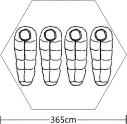 VidaXL Tent 4-persoons Grijs -Beste Kampeer Winkel 1200x1174