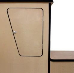 Camper Keuken MDF - Linkerkant EU - Inclusief Kledingstang + Wijnrek - Onbewerkt - Inbouw Kasten Inrichting Kampeerauto Caravan -Beste Kampeer Winkel 1200x1176