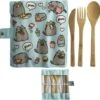 Pusheen De Kat Foodie - 100% Natuurlijk Bamboe 6-delige Bestek Set -Beste Kampeer Winkel 1200x1176 7
