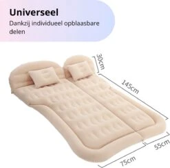 Opblaasbaar Auto Matras - Auto Luchtbed Grijs - Achterbank En Achterbak - Tweepersoons 3-in-1 Universeel Automatras - Inclusief Elektrische Pomp En Accessoires - Kampeer Luchtbed Voor Reizen -Beste Kampeer Winkel 1200x1180 14