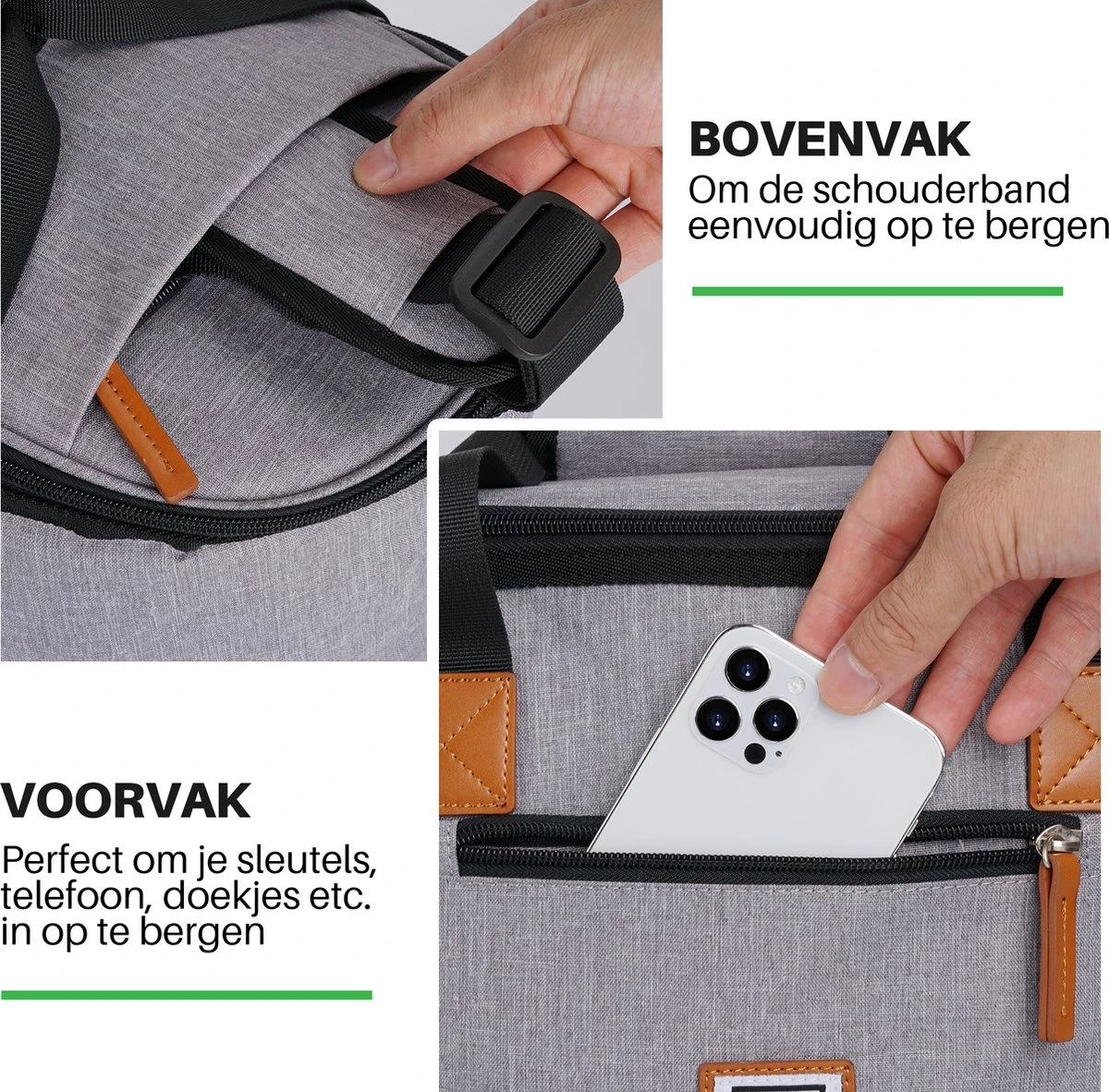 Brisby 4 Laags Geïsoleerde Koeltas - Boodschappentas 21 Liter - Grijs 10 Brisby 4 Laags Geïsoleerde Koeltas - Boodschappentas 21 Liter - Grijs - Afbeelding 8