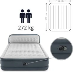 Intex 64448 - Queen Deluxe Ultra-Plush Zelfopblazend 2-persoons Luchtbed Met Hoofdboord (203x152x46cm) 27 Intex 64448 - Queen Deluxe Ultra-Plush Zelfopblazend 2-persoons Luchtbed Met Hoofdboord (203x152x46cm) -Beste Kampeer Winkel 1200x1183 2