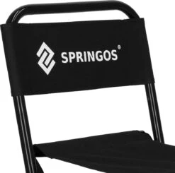 Springos Campingstoel | Kampeerstoel | Vouwstoel | Klapstoel | Zwart -Beste Kampeer Winkel 1200x1189
