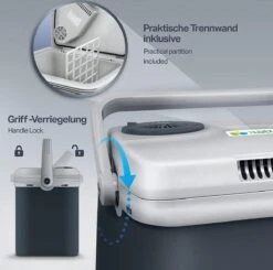 Tillvex- Koelbox, Coolbox, 32 Liter, Grijs -Beste Kampeer Winkel 1200x1189 3