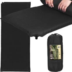 Springos Slaapmat | Zelfopblazend | 180 Cm | Inclusief Hoes | Zwart -Beste Kampeer Winkel 1200x1190 13