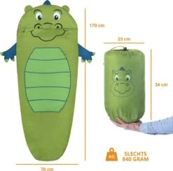 Dutch Mountains Kinderslaapzak Nijlpaard - 170 X 70cm Polyester - Zacht Lichtgewicht – Opberghoes 12 Dutch Mountains Kinderslaapzak Nijlpaard - 170 X 70cm Polyester - Zacht Lichtgewicht – Opberghoes -Beste Kampeer Winkel 1200x1190 5