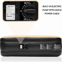 Merkloos Avenli 88030 Hoog Verhoogd Gevlokt Luchtbed | Queensize | Ingebouwde Pompen | Snelle En Gemakkelijke Inflatie -Beste Kampeer Winkel 1200x1196 19