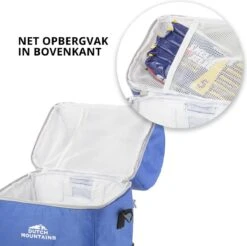 Dutch Mountains Koeltas Rugzak | Cooler Backpack 20 Liter | Picknicktas | Lunchtas | Koelrugzak | Strandtas | Blauw -Beste Kampeer Winkel 1200x1196 2