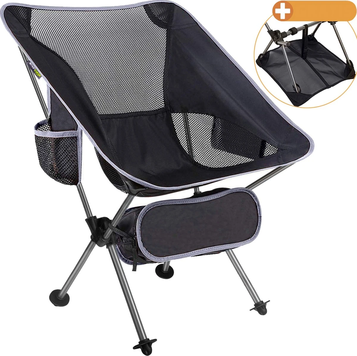 Smartpeas Camping Stoel Van Stevig 600D Polyester En Aluminium - Lichtgewicht En Opvouwbaar - Camping Gadget Inclusief Zijzakken +Plus: Strandmat & Draagtas 3 Smartpeas Camping Stoel Van Stevig 600D Polyester En Aluminium - Lichtgewicht En Opvouwbaar - Camping Gadget Inclusief Zijzakken +Plus: Strandmat & Draagtas