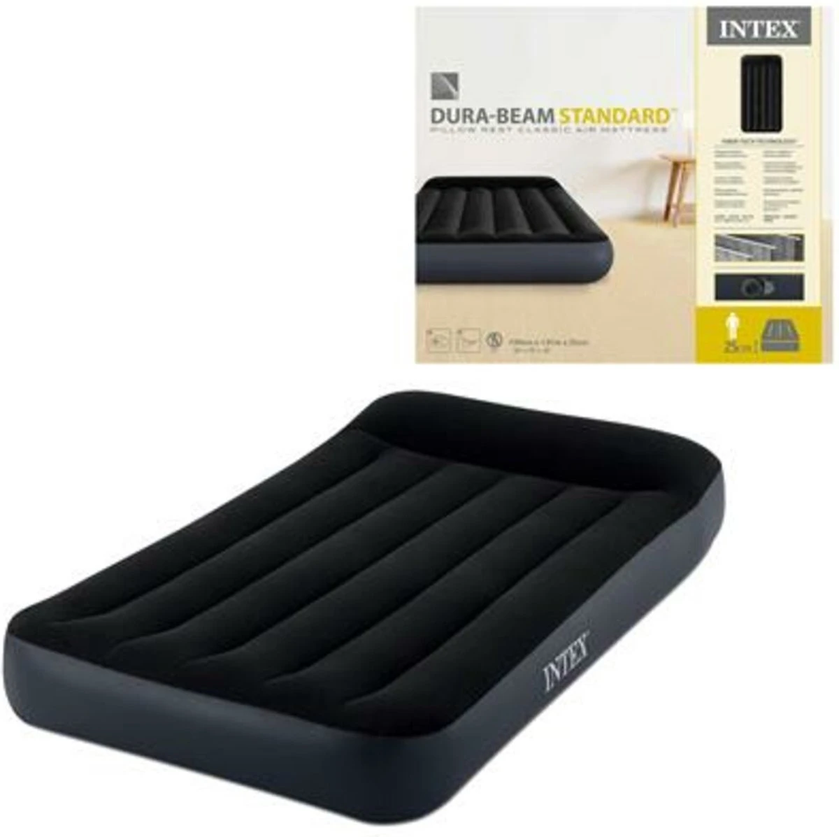 Intex Pillow Rest Classic Twin Luchtbed - 1-persoons - 99x191x25cm 15 Intex Pillow Rest Classic Twin Luchtbed - 1-persoons - 99x191x25cm - Afbeelding 13