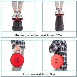 Kampeerkruk - Uitschuifbare Kruk - Rood/Zwart- Tot 120 Kg - Travel Stool - Opvouwbare Campingkruk - Inklapbaar Krukje - Telescopische Kruk - Camping - Outdoor 14 Kampeerkruk - Uitschuifbare Kruk - Rood/Zwart- Tot 120 Kg - Travel Stool - Opvouwbare Campingkruk - Inklapbaar Krukje - Telescopische Kruk - Camping - Outdoor -Beste Kampeer Winkel 1200x1198 4