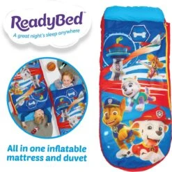 Paw Patrol Junior ReadyBed-2 In 1 Kids Sleeping Inflatable Air Bed In A Bag With A Pump, Polyester, Single -Beste Kampeer Winkel 1200x1199 4
