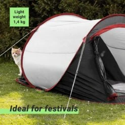 JEMIDI Tweepersoons Pop-up Tent - Opgooitent, Werptent Voor 2 Personen - Ideaal Als Festivaltent Of Kampeertent - Verschillende Kleuren 13 JEMIDI Tweepersoons Pop-up Tent - Opgooitent, Werptent Voor 2 Personen - Ideaal Als Festivaltent Of Kampeertent - Verschillende Kleuren -Beste Kampeer Winkel 1200x1200 1012