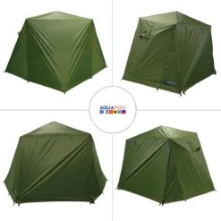 FisherPro Karpertent Met Stormcover – Vistent – Tent - Bescherming Tegen Zon En Wind – 100% Waterdichte Stormhoes – Met Handige Meeneemtas – Ook Geschikt Als Strandtent Of Festivaltent – Extra Veiligheid En Warmte Door Stormcover 34 FisherPro Karpertent Met Stormcover – Vistent – Tent - Bescherming Tegen Zon En Wind – 100% Waterdichte Stormhoes – Met Handige Meeneemtas – Ook Geschikt Als Strandtent Of Festivaltent – Extra Veiligheid En Warmte Door Stormcover -Beste Kampeer Winkel 1200x1200 1016