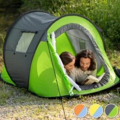 Pop Up Tent Waterkolom 1500 Mm/Cm² - Blauw - 2 Persoons 9 Pop Up Tent Waterkolom 1500 Mm/Cm² - Blauw - 2 Persoons -Beste Kampeer Winkel 1200x1200 1019