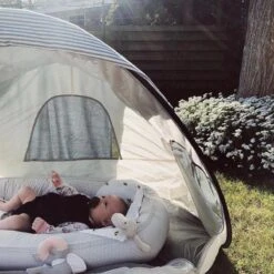 Deryan Luxe Pop Up Strandtent - Anti-UV 50+ - Cream -Beste Kampeer Winkel 1200x1200 1051