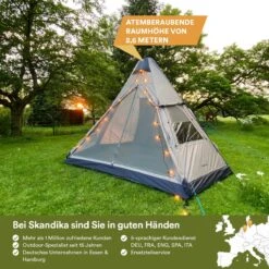 Skandika Tipi Kotona Air Opblaasbare Tent – Opblaasbare Tenten - 4 Persoons Tipi Tent – Tenten - Campingtent – Ingenaaide Tentvloer – Muggengaas – 260 Cm Stahoogte – 490 X 370 X 260 (L X B X H) – Outdoor, Camping, Tuin – Luchttent - Kamperen - Beige 16 Skandika Tipi Kotona Air Opblaasbare Tent – Opblaasbare Tenten - 4 Persoons Tipi Tent – Tenten - Campingtent – Ingenaaide Tentvloer – Muggengaas – 260 Cm Stahoogte – 490 X 370 X 260 (L X B X H) – Outdoor, Camping, Tuin – Luchttent - Kamperen - Beige -Beste Kampeer Winkel 1200x1200 1075