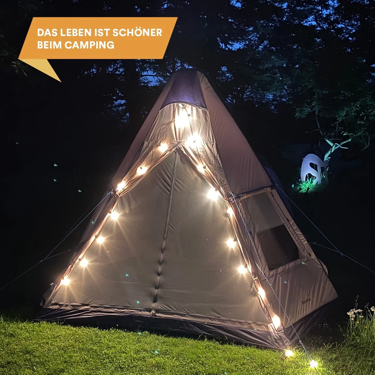 Skandika Tipi Kotona Air Opblaasbare Tent – Opblaasbare Tenten - 4 Persoons Tipi Tent – Tenten - Campingtent – Ingenaaide Tentvloer – Muggengaas – 260 Cm Stahoogte – 490 X 370 X 260 (L X B X H) – Outdoor, Camping, Tuin – Luchttent - Kamperen - Beige 9 Skandika Tipi Kotona Air Opblaasbare Tent – Opblaasbare Tenten - 4 Persoons Tipi Tent – Tenten - Campingtent – Ingenaaide Tentvloer – Muggengaas – 260 Cm Stahoogte – 490 X 370 X 260 (L X B X H) – Outdoor, Camping, Tuin – Luchttent - Kamperen - Beige - Afbeelding 8