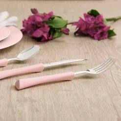 Di Solle Inova D - 6 Persoons Bestekset - Handige Opbergbak Met Raspdeksel - 26 Delig - Baby Pink -Beste Kampeer Winkel 1200x1200 1129