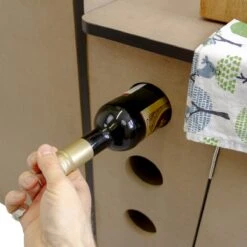 Camper Keuken MDF - Linkerkant EU - Inclusief Kledingstang + Wijnrek - Onbewerkt - Inbouw Kasten Inrichting Kampeerauto Caravan -Beste Kampeer Winkel 1200x1200 116