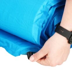 Springos Slaapmat | Zelfopblazend | 186 Cm | Inclusief Hoes & Hoofdkussen | Lichtblauw -Beste Kampeer Winkel 1200x1200 1179