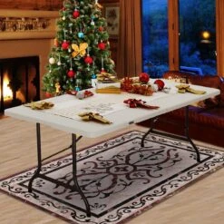 Casaria Tuintafel Opvouwbaar – Met Draaggreep 220x70 Cm – Wit -Beste Kampeer Winkel 1200x1200 121