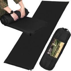 Springos Slaapmat | Zelfopblazend | 180 Cm | Inclusief Hoes | Zwart -Beste Kampeer Winkel 1200x1200 1223