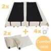 Earthle Volledige Earthing Tweepersoons Aardingsset - 2x Slaapmat + 2x Kussensloop - Aardingsmat - Aarden - Earthing Mat - Aarding - Grounding Mat - Kussensloop - Aardingskussensloop - Combo Deal -Beste Kampeer Winkel 1200x1200 1258