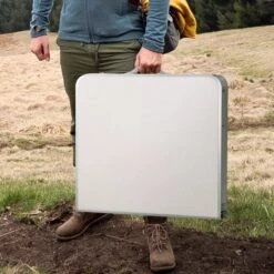 Merkloos Campingtafel - Opklapbaar - 75 X 55 X 70 Cm - Compact - Met Handvat -Beste Kampeer Winkel 1200x1200 128