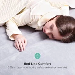 Sable Luxe Queen Size 2 Persoons Luchtmatras Met Ingebouwd Kussen, Opblaasbaar Luchtbed Met Ingebouwde Elektrische Pomp Voor Kamperen, Reizen Of Overnachtende Gasten Of Festival -Beste Kampeer Winkel 1200x1200 1281