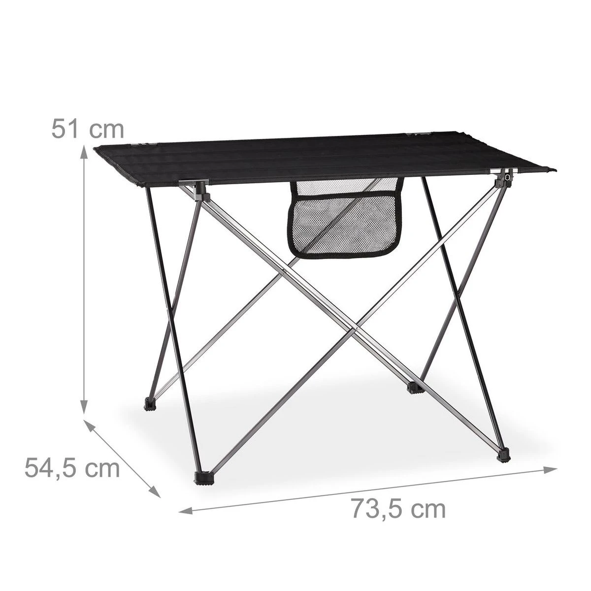 Relaxdays Campingtafel Inklapbaar - Kampeertafel - Klaptafel - Picknicktafel - Draagzak 6 Relaxdays Campingtafel Inklapbaar - Kampeertafel - Klaptafel - Picknicktafel - Draagzak - Afbeelding 4