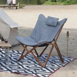 Bo-Camp - Urban Outdoor - Relaxstoel - Bloomsbury - L - Oxford Polyester - Grijs -Beste Kampeer Winkel 1200x1200 202