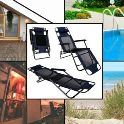 Ligstoel 180x60cm - Opvouwbaar Campingstoel Ligbed Strandstoel Tuinstoel Vouwligstoel Blauw -Beste Kampeer Winkel 1200x1200 227