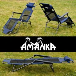 Ligstoel 180x60cm - Opvouwbaar Campingstoel Ligbed Strandstoel Tuinstoel Vouwligstoel Blauw -Beste Kampeer Winkel 1200x1200 229