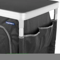 Campart Campingkast CU-0719 – Opvouwbaar En Verstelbaar - 4 Verstelbare Poten - 3 Lagen - Aluminium Frame - Grijs -Beste Kampeer Winkel 1200x1200 272