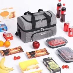 Lifewit 20L Koeltas | 20 Liter | Opvouwbaar | Koelbox-Koeltas | Isolatietas/ Picknicktas Voor Levensmiddelen / Grijs -Beste Kampeer Winkel 1200x1200 294