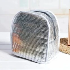 Lunch Bag - Zwart/Wit | Koeltas | Polyester / Nylon | 23x15x20 Cm | Fashion Favorite -Beste Kampeer Winkel 1200x1200 304