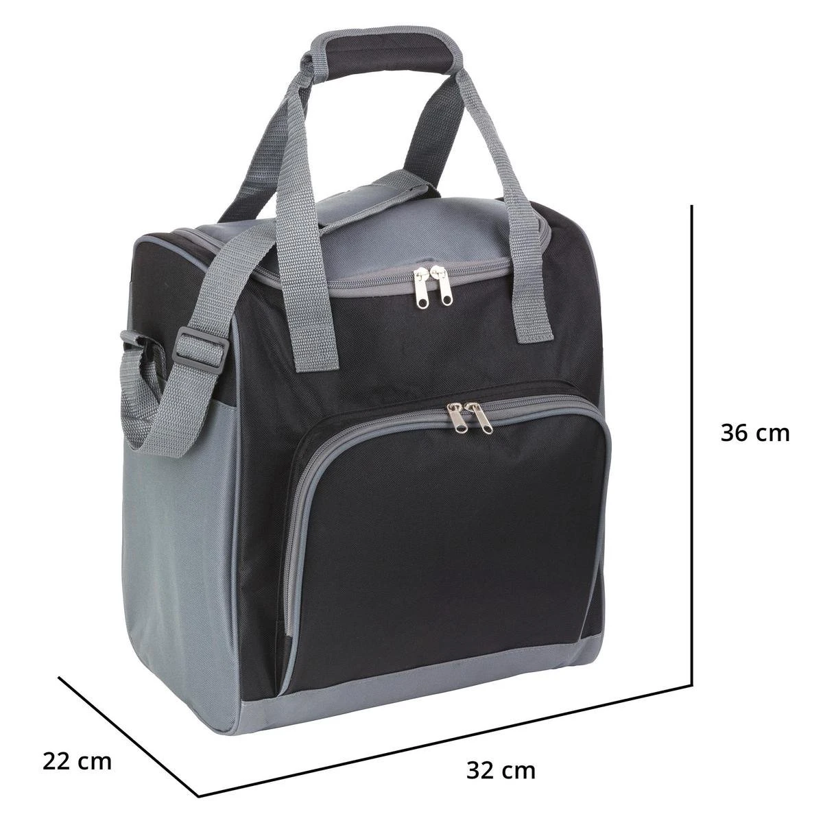 Basis Sterke Koeltas Set - 25 + 10 Liter - Lunchtas - Geïsoleerde Koeltassen - Picknicktas - Coolerbag - Zwart 13 Basis Sterke Koeltas Set - 25 + 10 Liter - Lunchtas - Geïsoleerde Koeltassen - Picknicktas - Coolerbag - Zwart - Afbeelding 11