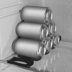 Kwmobile 1x Opvouwbare Houder Voor Flessen En Blikjes - Voor Koelkast En Voorraadkast - Siliconen Flessenhouder In Zwart - 31 X 9,5 X 1 Cm -Beste Kampeer Winkel 1200x1200 329