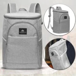 Needventure Koeltas - Lunchtas - Koelrugtas - Picknicktas - 20 Liter - Flessenhouder - Bieropener - Grijs -Beste Kampeer Winkel 1200x1200 335