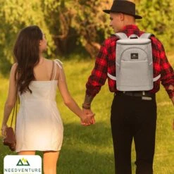 Needventure Koeltas - Lunchtas - Koelrugtas - Picknicktas - 20 Liter - Flessenhouder - Bieropener - Grijs -Beste Kampeer Winkel 1200x1200 338