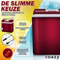 Koelbox 24L Met ECO Modus Voor Auto & Camping - Frigobox Elektrisch 24 Liter Met 12v 230 Volt - Verkoelt En Verwamt - MiniBar - Mini Koelkast -Beste Kampeer Winkel 1200x1200 375