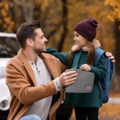 Brisby 4 Laags Geïsoleerde Koeltas - Lunchtas 1.5 Liter - Lichtgrijs -Beste Kampeer Winkel 1200x1200 404