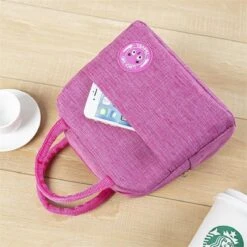 Koeltas - Lunchtas - Volwassenen En Kinderen - Compact & Handig: Zomer - Picknick -School - Lunch - Werk - Klassiek Roze -Beste Kampeer Winkel 1200x1200 417
