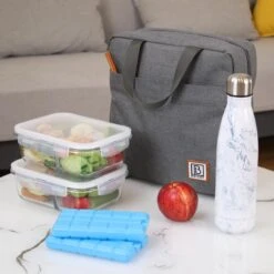 Brisby 4 Laags Geïsoleerde Koeltas - Lunchtas 7 Liter - Donkergrijs -Beste Kampeer Winkel 1200x1200 424