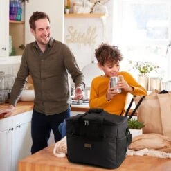 Packaway 4 Laags Geïsoleerde Koeltas - Lunchtas 40 Liter - Zwart -Beste Kampeer Winkel 1200x1200 447